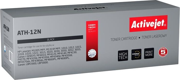 Toner zëvendësues Activejet ATH-12N, i zi