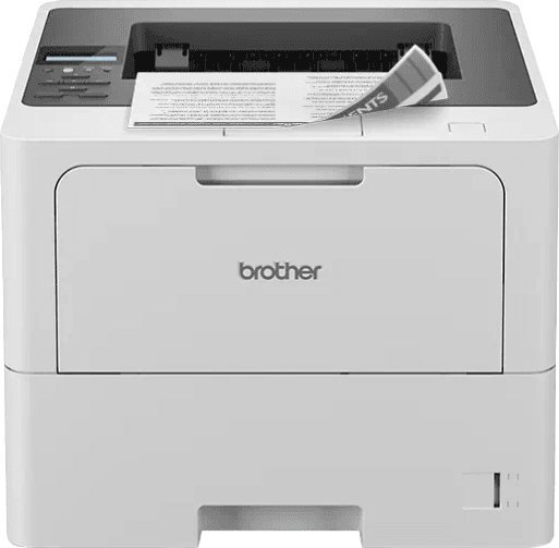 Printer lazer Brother HL-L6210DW, mono, 50 fpm, WiFi LAN USB, i bardhë