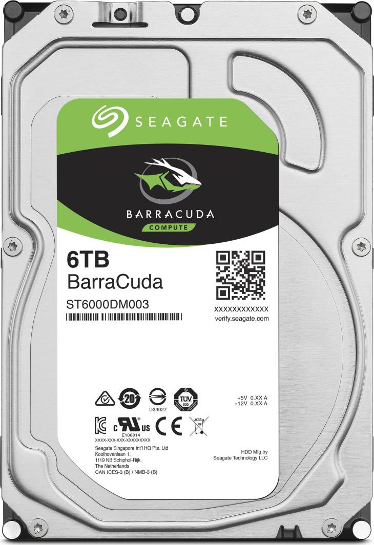 Диск Seagate BarraCuda 6TB 3.5" SATA III