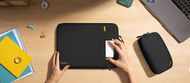 Футрола за лаптоп Tomtoc Defender A13, 13\" MacBook Air Pro, сет со торбичка за аксесоари, црна