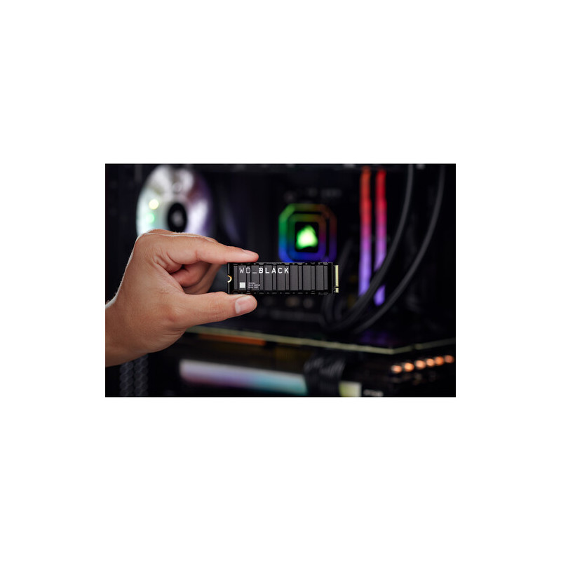 WD BLACK SN850 NVMe SSD Game Drive+Heatsink 2TB