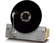 Gramafon Lenco LS Series Lsa 071, riprodhim vinyl, argjend dhe dru