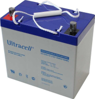 Bateri plumbi e mbyllur Ultracell UCG55-12, 55Ah, 12V, gri