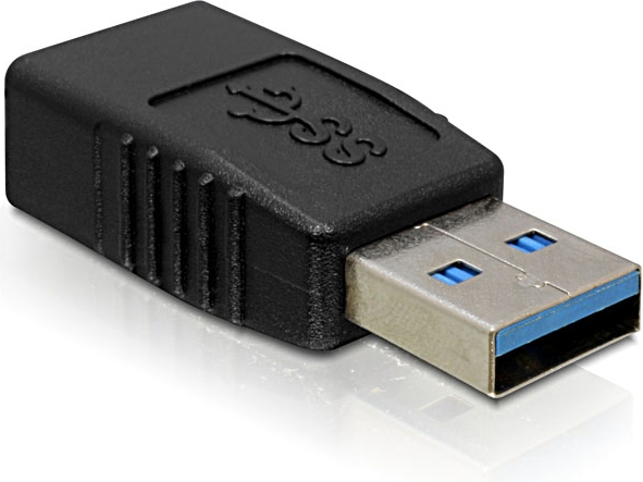 Adapter USB DeLock (65174), USB në USB, i zi