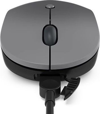 Maus pa kabllo Lenovo Go 4Y51C21216, 2400 dpi, USB C, gri