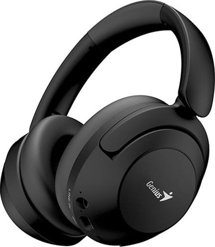 Kufje Bluetooth Genius HS-810BT, palosëse, Bluetooth 5.3, të zeza