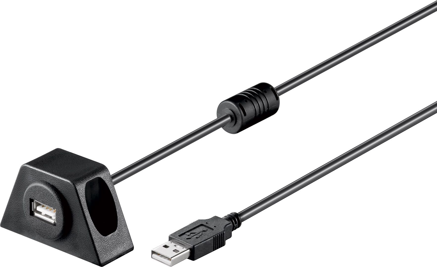 Kabllo USB Goobay USB-A në USB-A 93351, 2 m, e zezë