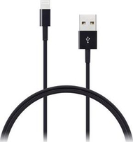 Kabllo Connect IT USB-A-Lighting Cable, 1m, e zezë