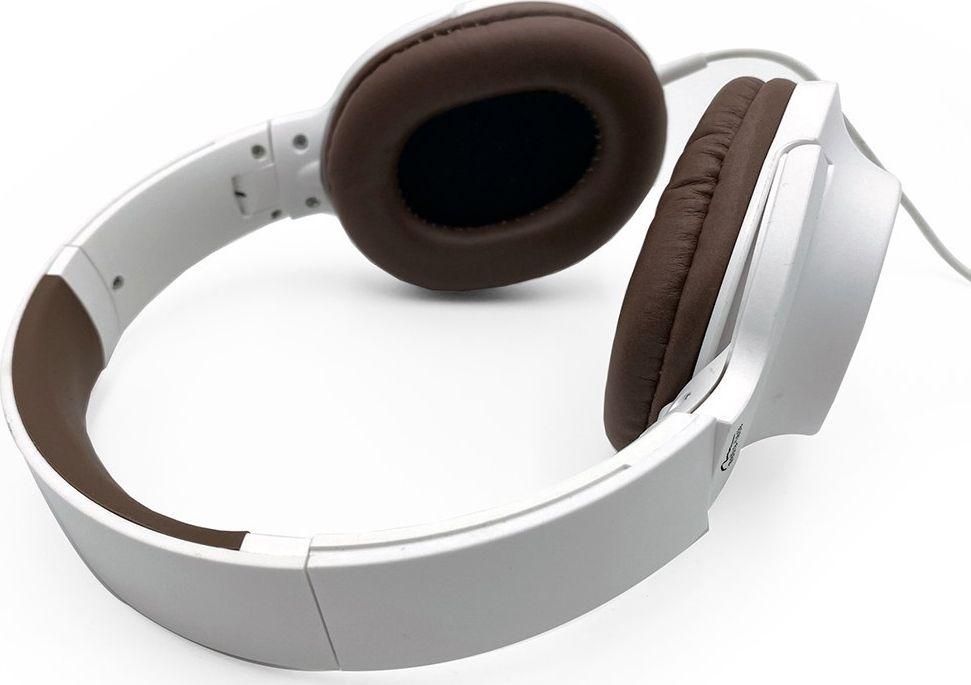 Kufje Media-Tech Delphini, 3.5mm, të bardha