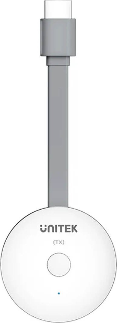 Transmetues HDMI wireless UNITEK V1183B, 50m, Full HD 1080p 60Hz, i bardhë gri