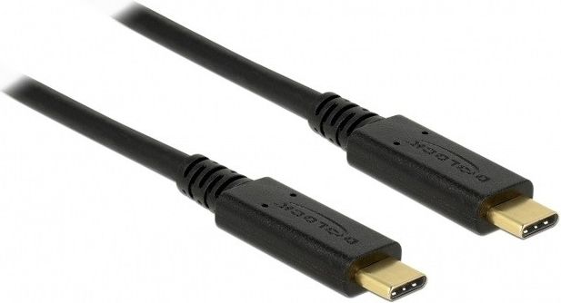 Kabllo USB Delock 83325, USB-C në USB-C, 3 metra, e zezë