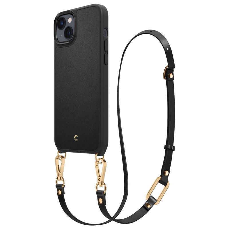 Mbështjellës për iPhone 14 Spigen Cyrill Classic Charm MagSafe, i zi