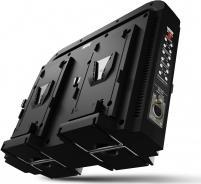 Karikues katër-kanalësh për kamera Newell BP-4CH, për bateri V-mount, me dalje DC