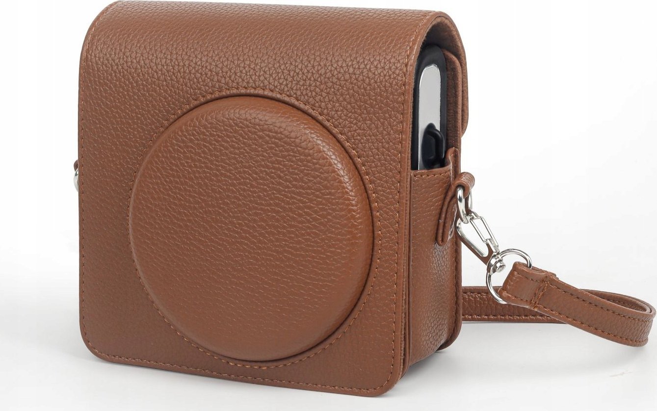 Çantë mbrojtëse Loveinstant për Fujifilm Instax Square SQ40, lëkurë ekologjike, kafe