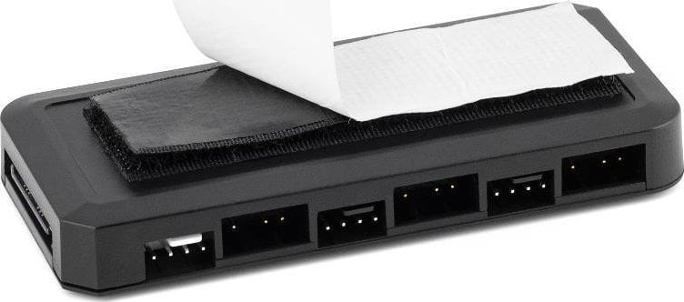 Kontrollues ventilatorësh Darkflash RC2, PWM RGB, ARGB 5V 3 pin, i zi