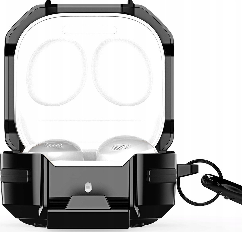 Futera mbrojtëse Dux Ducis Futera SECG për Samsung Galaxy Buds Live Buds Pro Buds2, TPU PC, me grep, e zezë