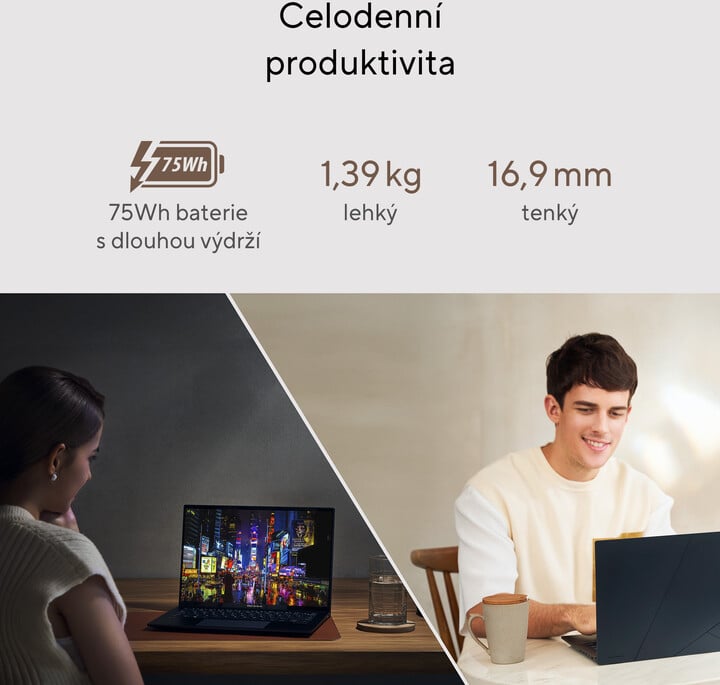 [OUTLET] Laptop ASUS Zenbook 14 OLED (UX3402, 12th Gen Intel), 14", Intel Core i7, 16GB RAM, 512GB SSD, Intel Iris Xe Graphics, i kaltër