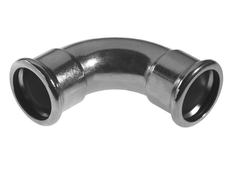 Bërryl 90° çeliku KAN-therm Steel 1509068043, 54x54 mm, për sistem ngrohje dhe ftohje