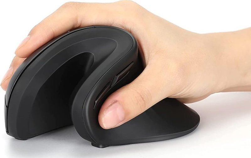 Maus pa tela Techly Wireless, vertikal, 3200 DPI, i zi