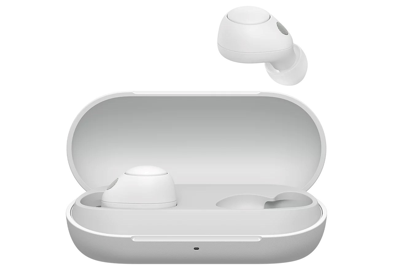 Kufje Sony WF-C700N, Bluetooth, të bardha