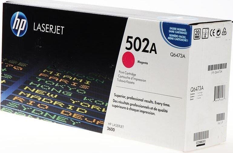 Toner printeri HP 502A, rozë