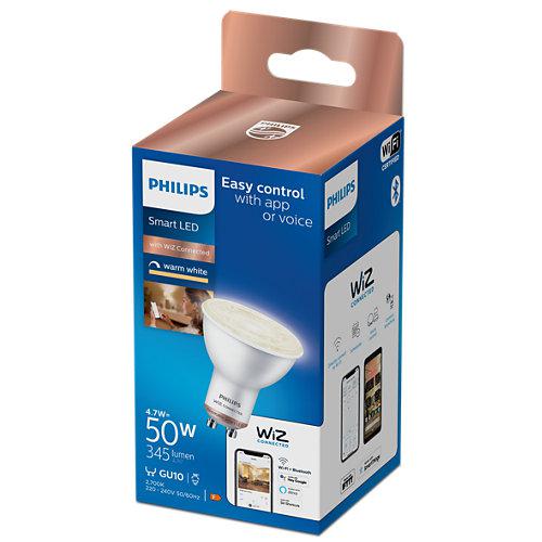 Llambë smart Philips Wiz GU10 PAR16, LED 50W ekuivalent, dritë e bardhë e ftohtë