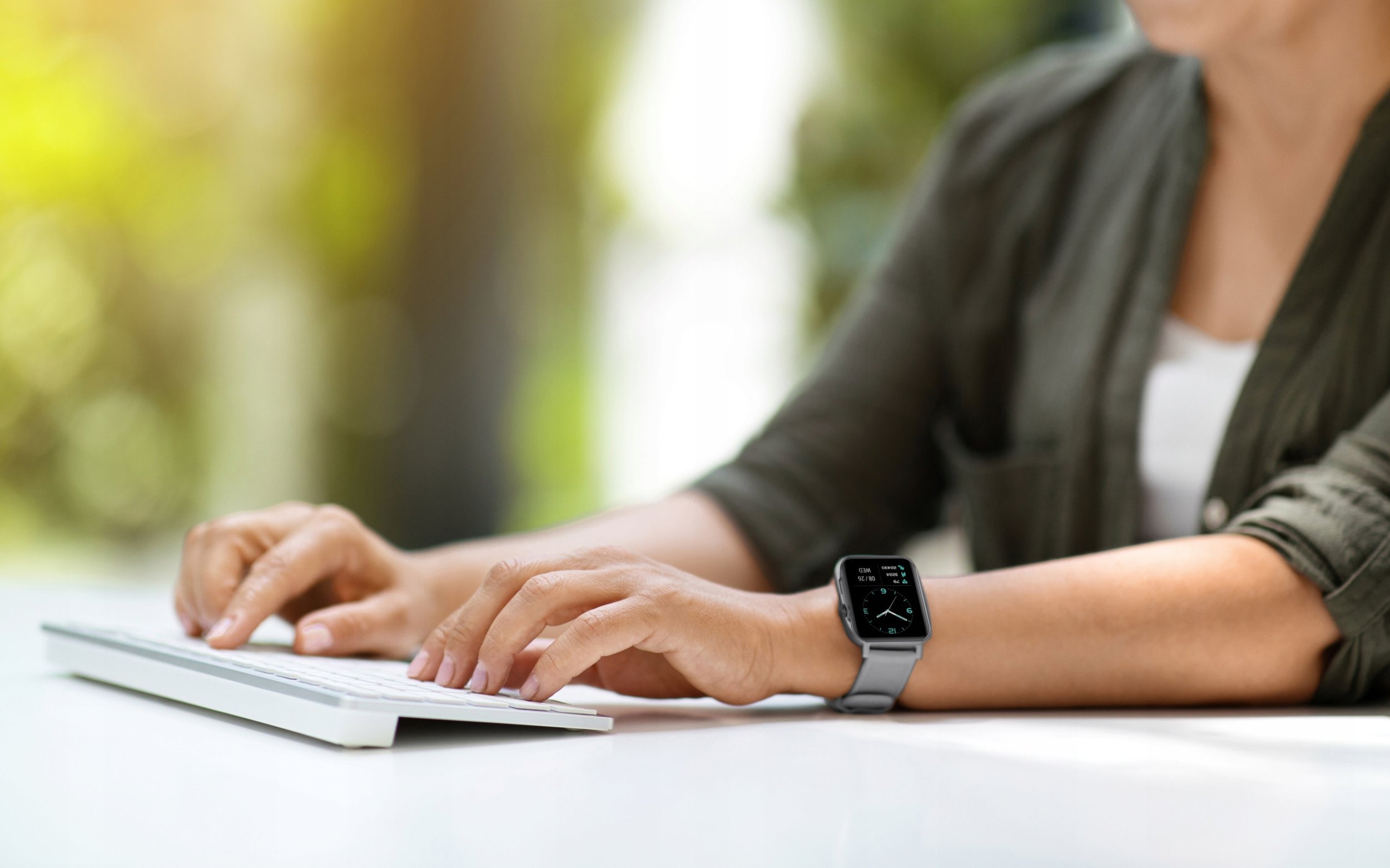 Ora inteligjente Kodak SW-7203, smartwatch, e zezë