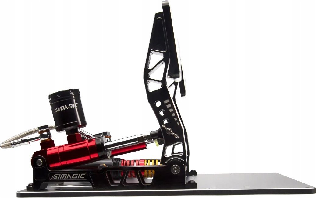 Set pedalesh Simagic P2000, 2 pedale, load cell 100 kg, gri