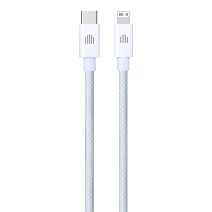 Dviced Cable USB-C To Lightning Nylon Textile 1,25M, White