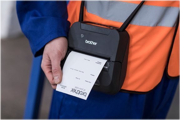 Printer etiketa Brother RJ-4230B RJ4230BZ1, 4", Bluetooth, termik, i zi