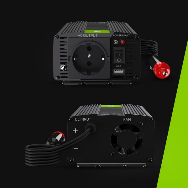 [OUTLET] Konvertues i tensionit të makinës Green Cell 24V në 230V 150W/300W
