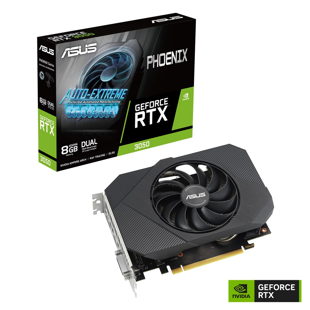 Kartë grafike ASUS Phoenix NVIDIA GeForce RTX 3050, 8 GB GDDR6