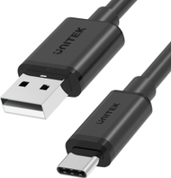 Kabllo USB Unitek Y-C481BK, USB-A në USB-C, 0.5m, e zezë