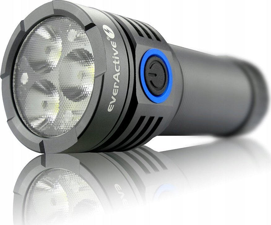 Dritë dore EverActive FL-3300R Luminator, LED, e rikarikueshme, e zezë