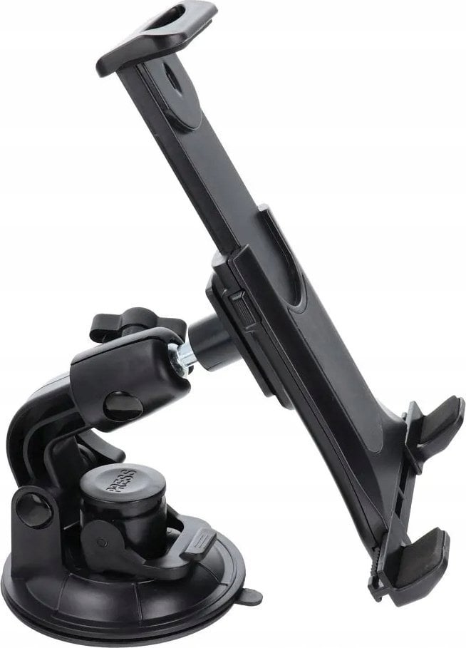 Mbajtëse tableti OEM 2in1, për xham dhe ndenjëse, 7"-10", e zezë