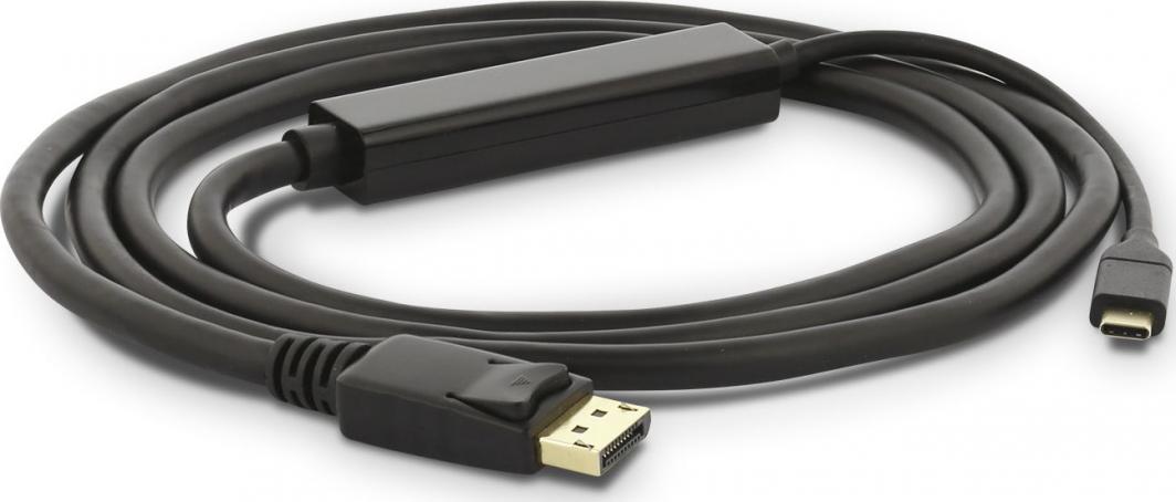 Kabllo LMP USB C në DisplayPort, 1.8 m, 4K 60 Hz, e zezë