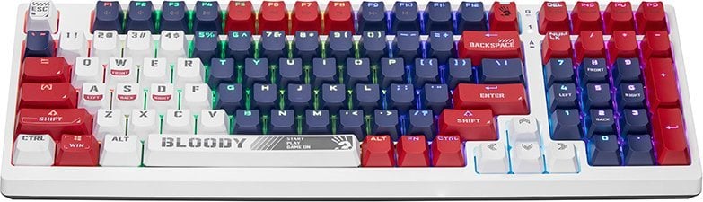 Tastierë mekanike A4TECH Bloody S98, 98 taste, RGB, blu Navy