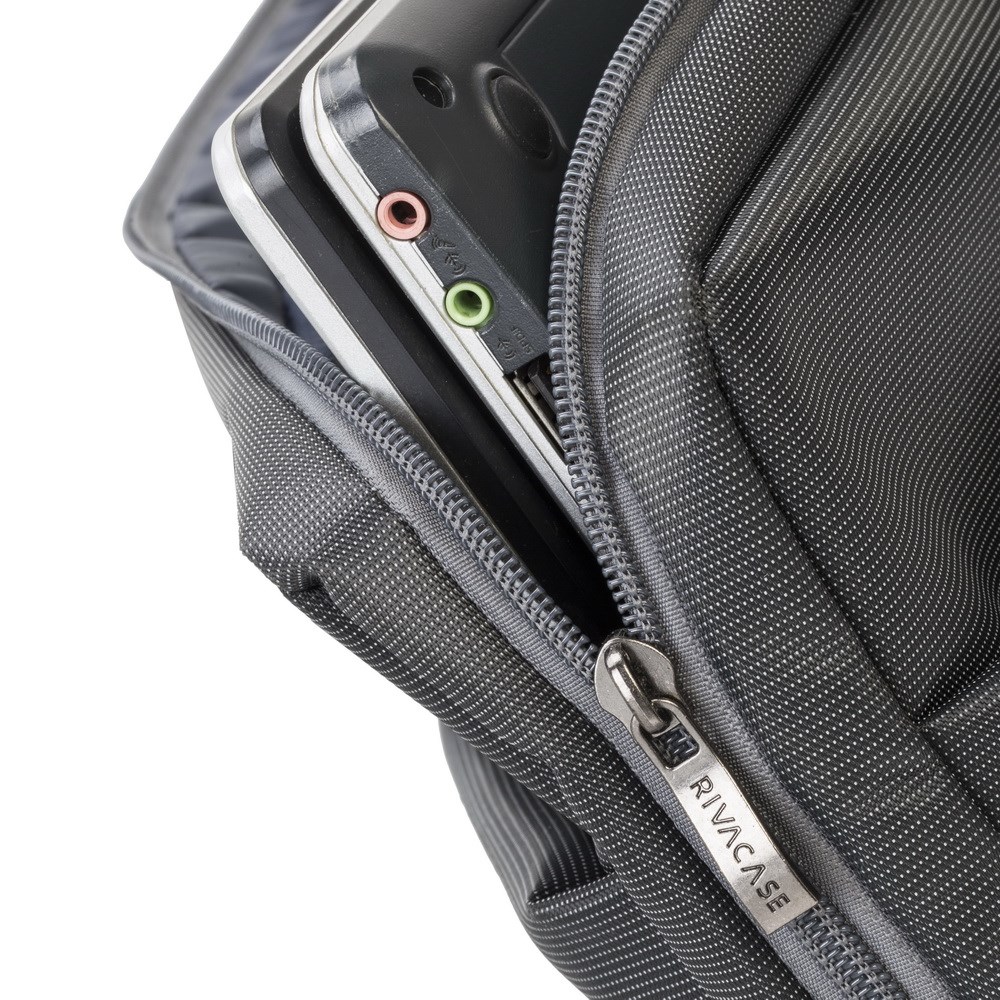 Çantë laptopi Rivacase, 17.3", e zezë
