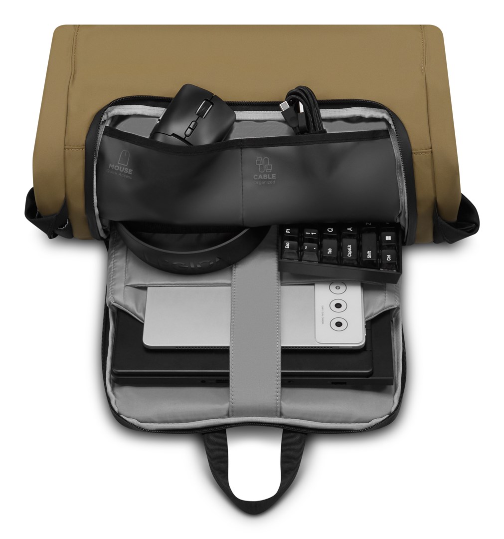 Çantë për laptop Lenovo GX41U39298, 16", e zezë/ verdhë