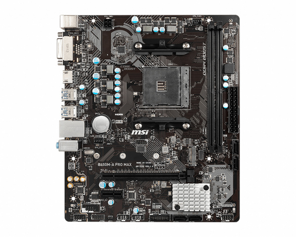 Матична плоча MSI B450M-A PRO MAX AMD B450 Socket AM4 micro ATX