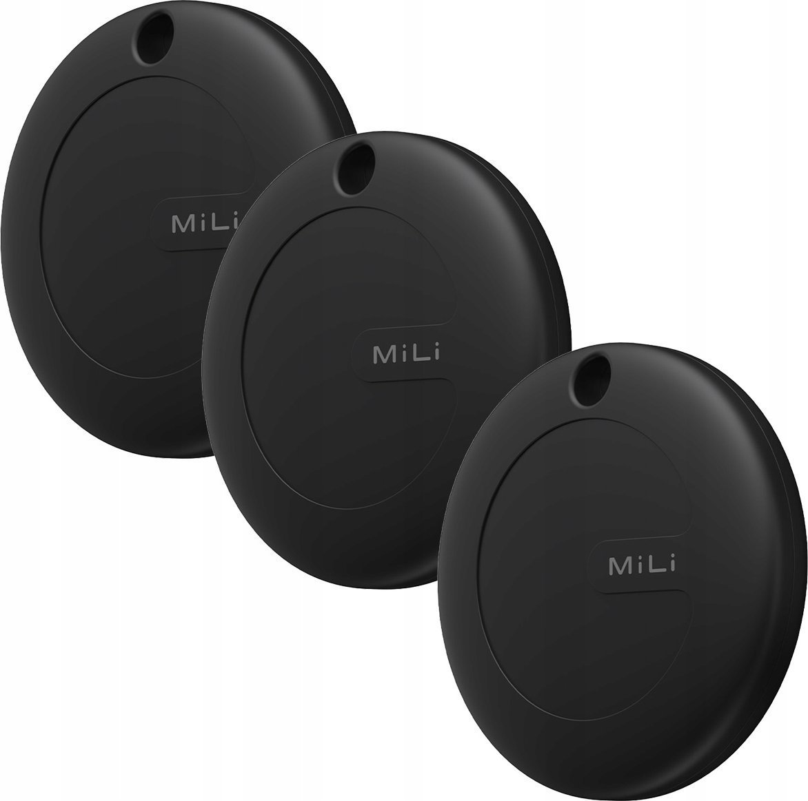 GPS gjurmues MiLi MiTag, set 3 copë, Bluetooth, IPX67, i bardhë