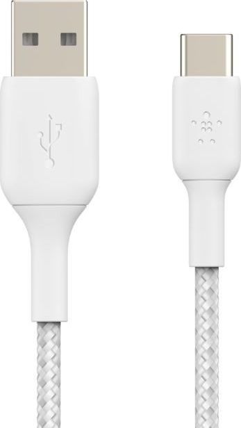 Kabllo Belkin, USB-A - USB-C, e zezë 