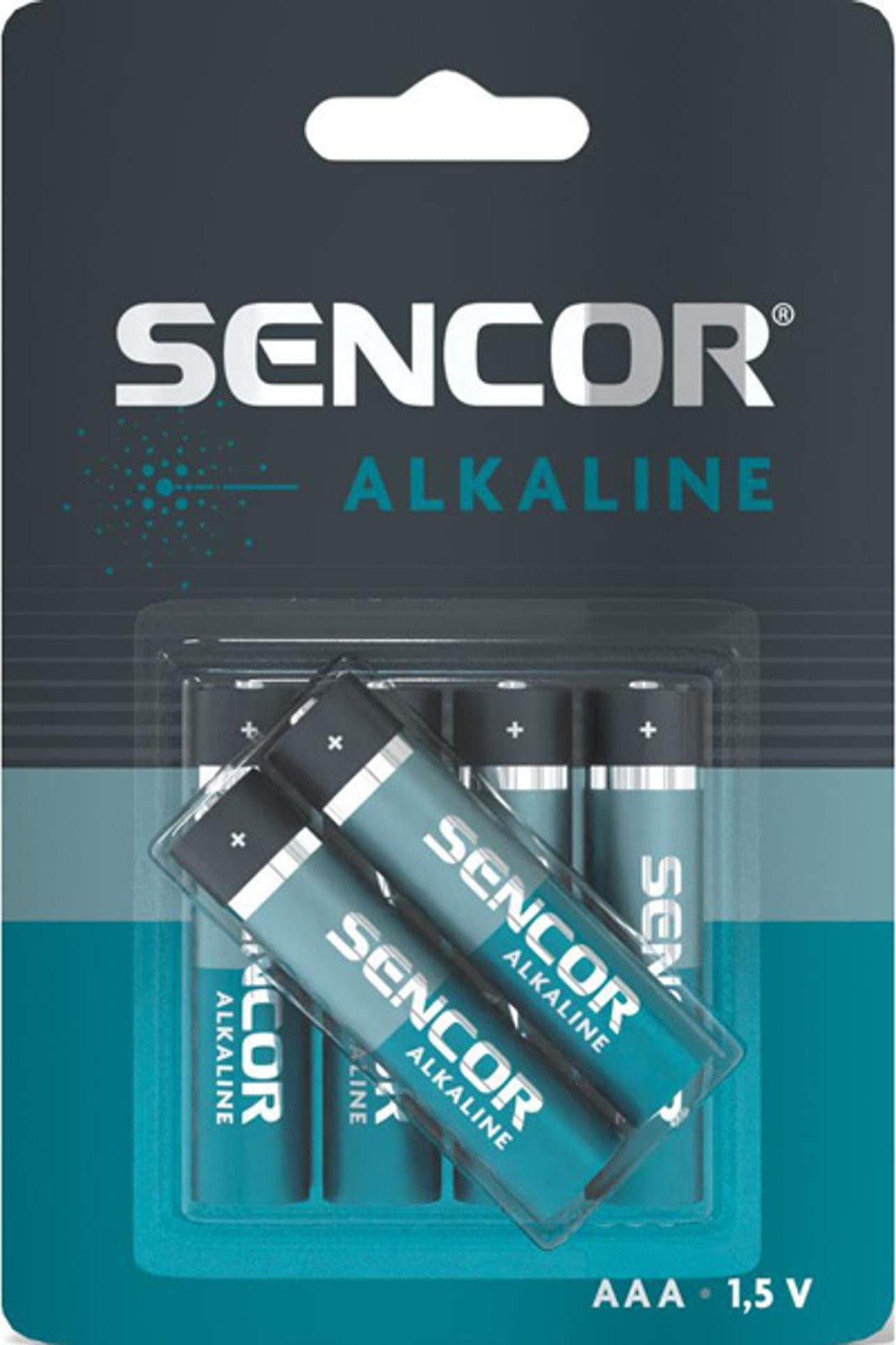 Bateri alkaline Sencor LR03 AAA, paketim 4+2, 1.5V