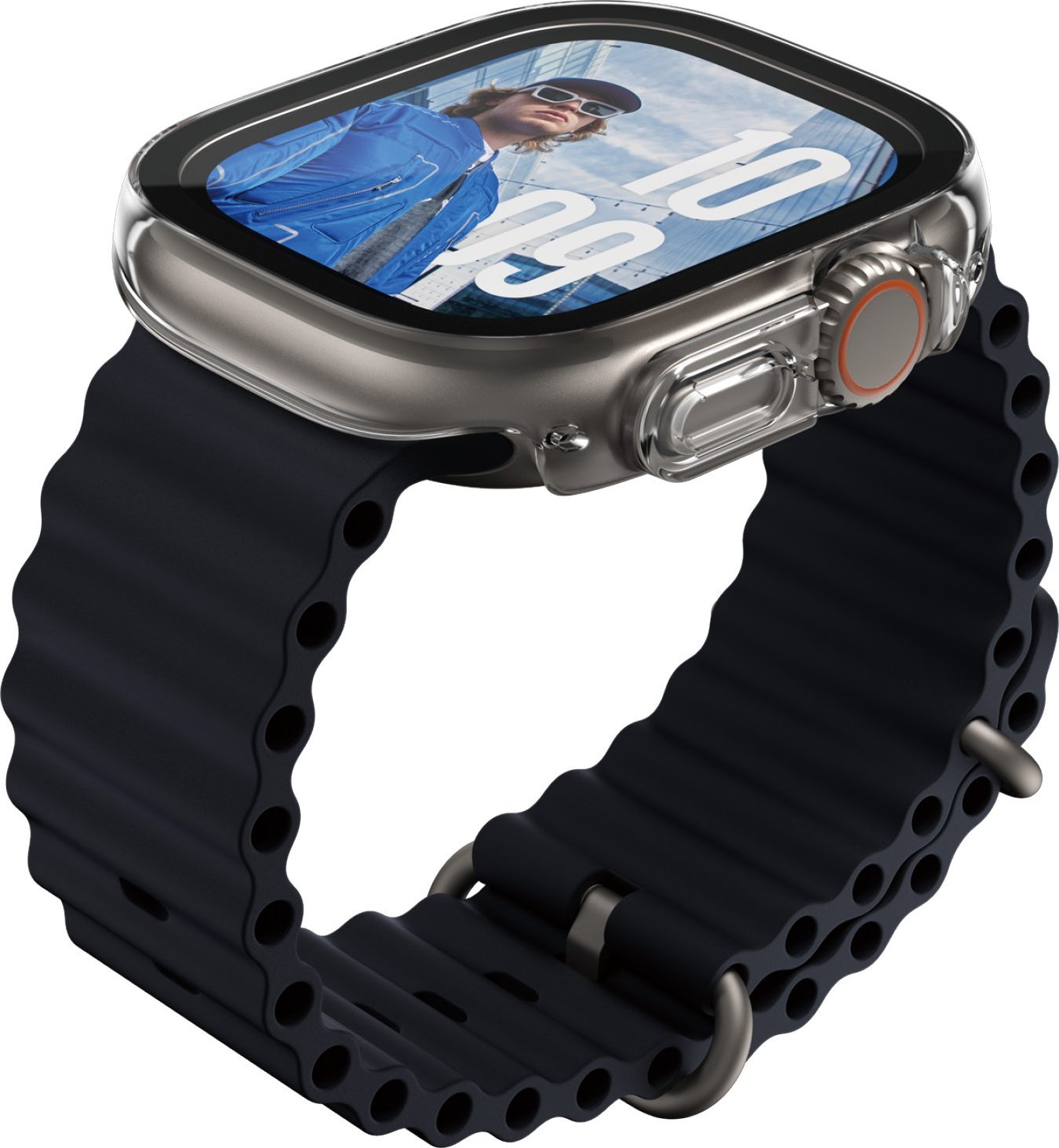 Qelq mbrojtës CARE by PanzerGlass Full Body Protection, për Apple Watch Ultra dhe Ultra 2, transparent