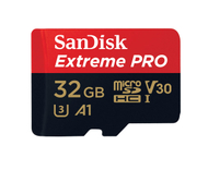 Kartë e memories SanDisk Extreme Pro, MicroSDHC, 32 GB, Class 10 + përshtatës SD