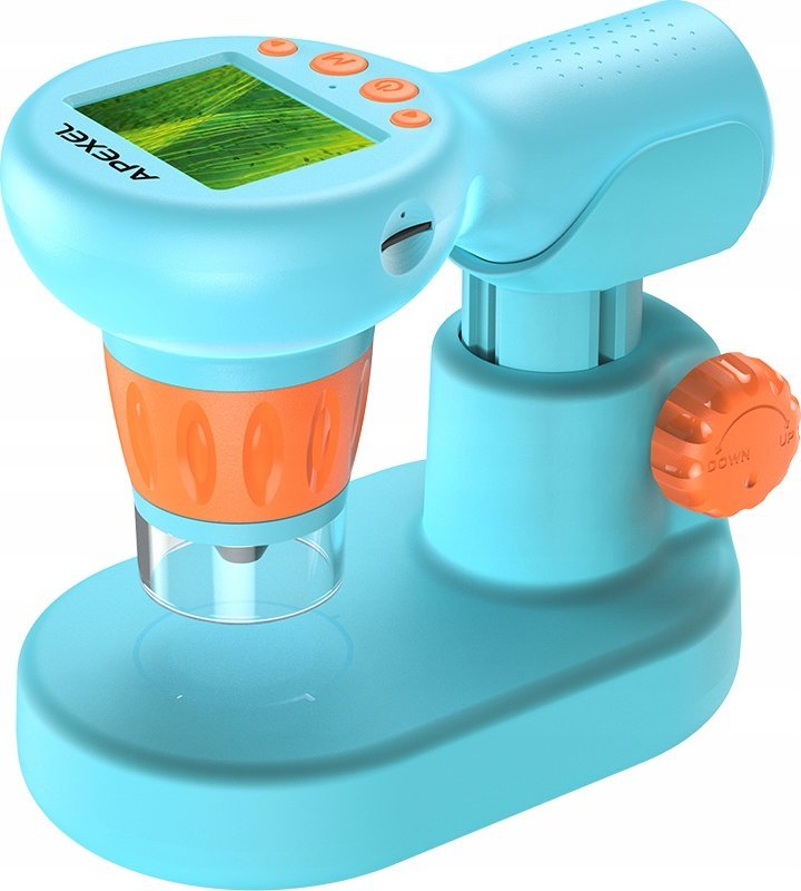 Дигитален микроскоп Апексел APL-MS201, 800x, за деца, бел