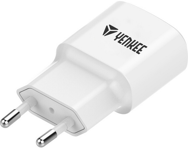 Karikues Yenkee YAC 2033BK, USB-C, 20W, i bardhë
