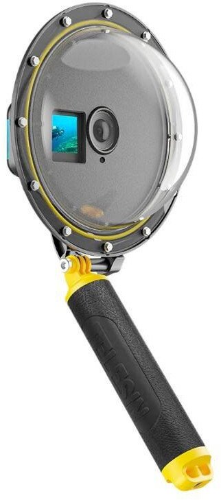 Dome port uji TELESIN për DJI Osmo Action 4 3, i papërshkueshëm nga uji, transparent