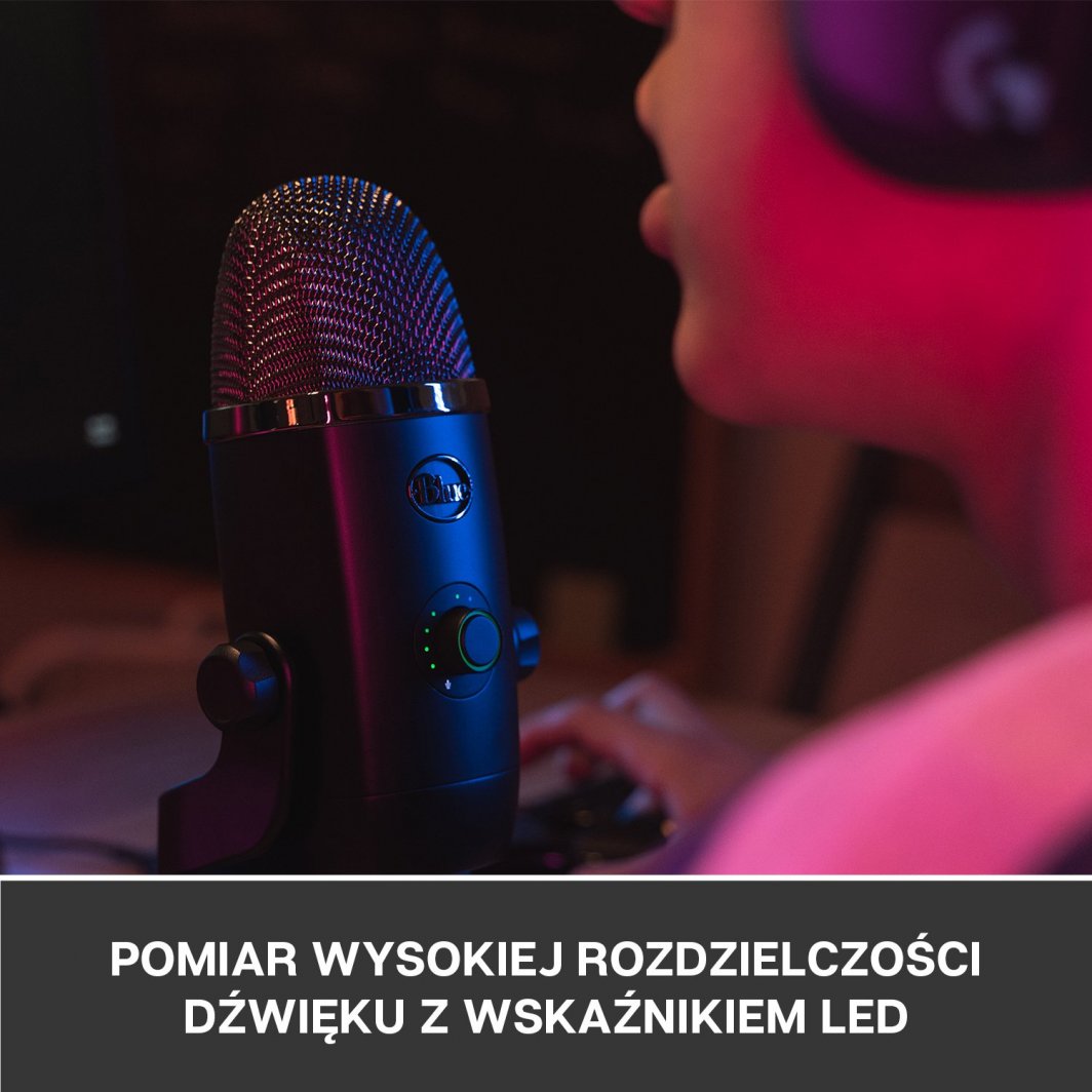 Mikrofon Blue Yeti X Pro, i zi