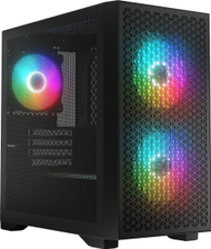 Karcera PC Logic Concept Dart Pro ARGB Mini, Micro ATX, 3 ventilatorë ARGB, e zezë